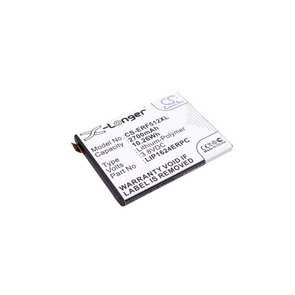 Sony Ericsson 1300-3513,  LIP1621ERPC 3.8V 2700mAh utángyártott akku