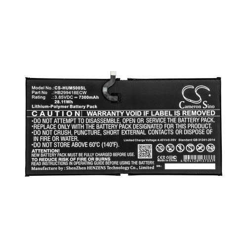 Huawei HB299418ECW 3.85V 7300mAh utángyártott RealPower Li-Polymer akku