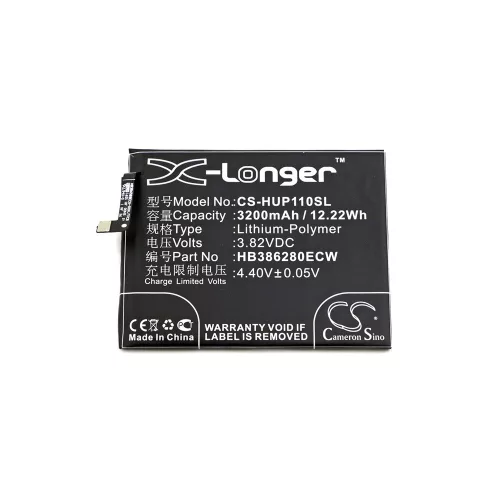 Huawei HB386280ECW 3,82V 3200mAh utángyártott RealPower Li-Polymer akku