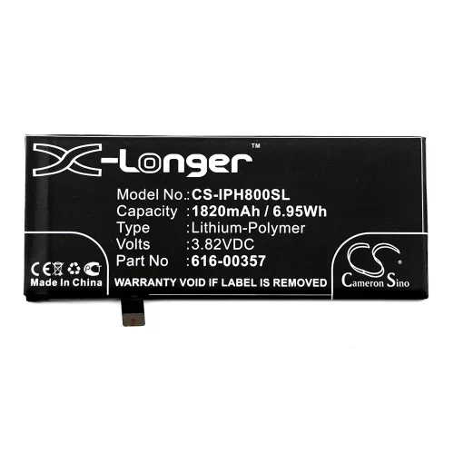 Apple 616-00357 3,82V 1820mAh utángyártott RealPower Li-Polymer akku