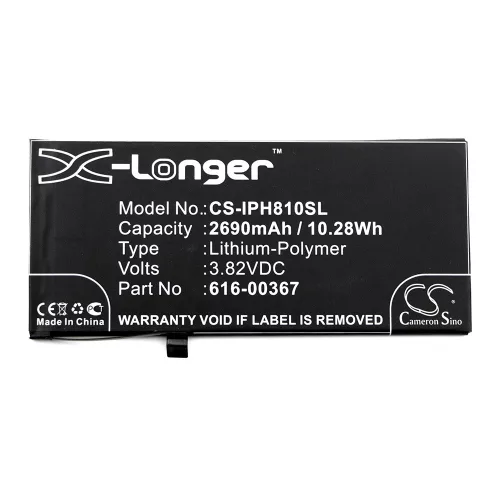 Apple 616-00367 3,82V 2690mAh utángyártott RealPower Li-Polymer akku