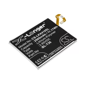   LG  EAC63638201, BL-T36 3.85V 2900mAh utángyártott RealPower Li-Polymer akku