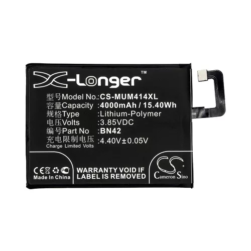 Redmi BN42 3.85V 4000mAh utángyártott RealPower Li-Polymer akku