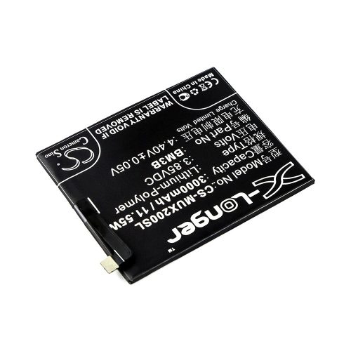 Xiaomi BM3B 3.85V 3000mAh utángyártott RealPower Li-Polymer akku