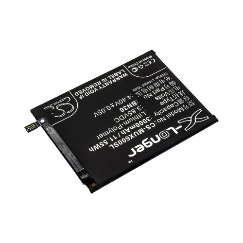 Xiaomi BN36 3.85V 3000mAh utángyártott RealPower Li-Polymer akku
