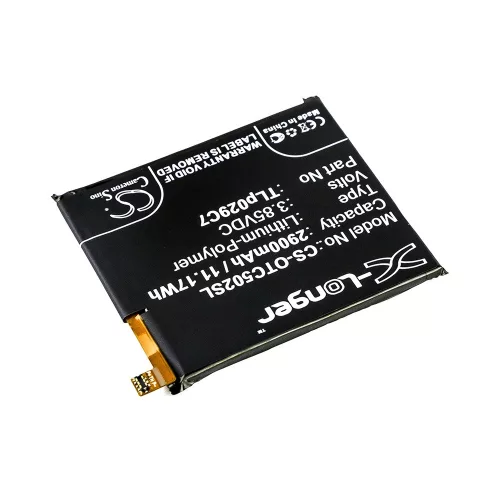 Alcatel TLp029C7 3.85V 2900mAh utángyártott RealPower Li-Polymer akku