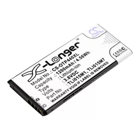   Alcatel  TLi015M7, TLi015M1 3,8V 1200mAh utángyártott RealPower Li-ion akku