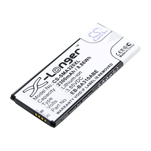 Samsung  GH43-04562A, EB-BA310ABE 3,85V 2300mAh utángyártott RealPower Li-ion akku