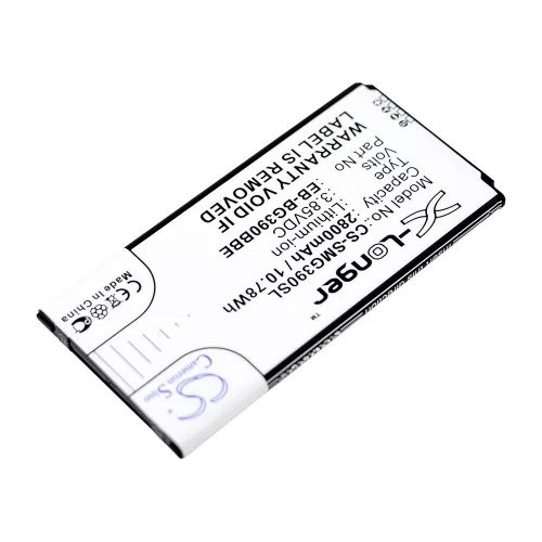 Samsung  EB-BG390BBEGWW, EB-BG390BBE 3.85V 2800mAh utángyártott RealPower Li-ion akku
