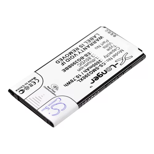 Samsung  EB-BG390BBEGWW, EB-BG390BBE 3.85V 2800mAh utángyártott RealPower Li-ion akku