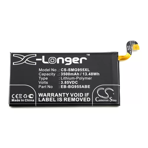 Samsung  EB-BG955ABE,  GH43-04733A, EB-BG955ABA 3,85V 3500mAh utángyártott RealPower Li-Polymer akku