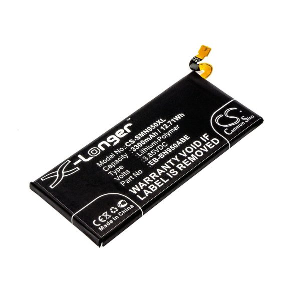 Samsung  GH82-15090A, EB-BN950ABE 3,85V 3300mAh utángyártott RealPower Li-Polymer akku