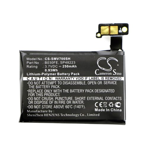 Samsung  GH43-03992A,  SP48223, B030FE 3,7V 250mAh utángyártott RealPower Li-Polymer akku
