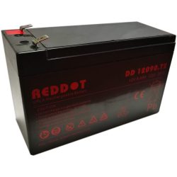   RedDot DD12090 12V 9Ah gondozásmentes AGM akkumulátor T2 (szünetmentes tápegységekbe)