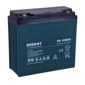   RedDot DD12220C 12V 22Ah zselés gondozásmentes ciklikus AGM zselés akkumulátor