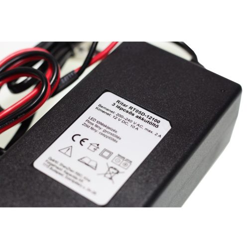 Ritar RT05D-12100 12V 10A akkutöltő zárt ólomakkumulátorhoz