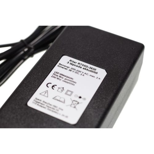 Ritar RT05D-3630-JACK 36V 3A akkutöltő zárt ólomakkumulátorhoz