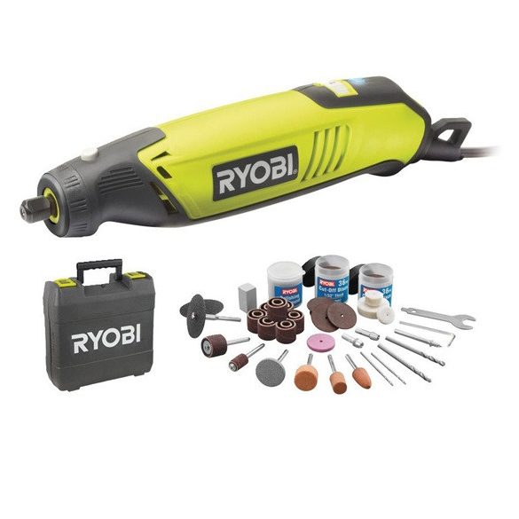 Ryobi 150W nagyfordulatszámú gép+tartozék+koffer - EHT150V