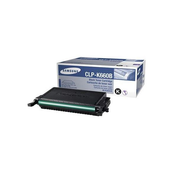 Samsung CLP-610/660B (CLP-K660B) fekete 5,5K eredeti toner (ST906A)