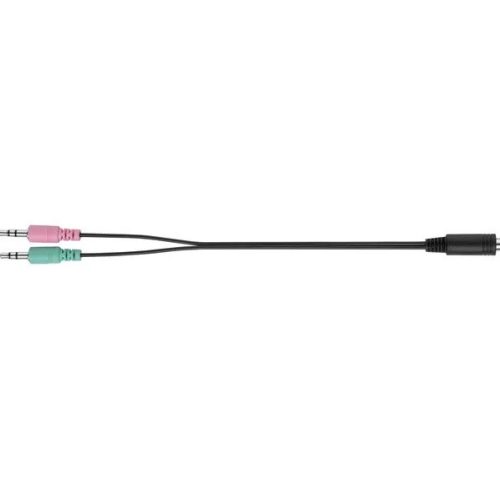 Sandberg Fejhallgató - MiniJack Headset with Line-Mic (Jack; mikrofon; 1,2m kábel; fekete)