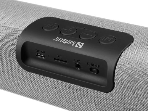 Sandberg vezeték nélküli Hangszóró - Bluetooth Speakerphone Bar (2x 8W, mikrofon, akkumulátor, AUX+Jack+TF/MicroSD)