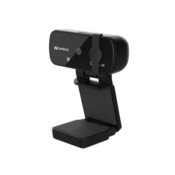 SANDBERG 133-98 sandberg webkamera - usb webcam pro+ 4k (3264x2448 képpont, 8 megapixel, 30 fps, 70° látószög; usb 2.0, mikrofon)