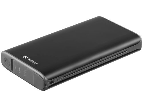 Sandberg Akkubank - Solar 4-Panel Powerbank 25000 (25000mAh; 1xUSB-C+2xUSB-A; IPX4 vízálló)