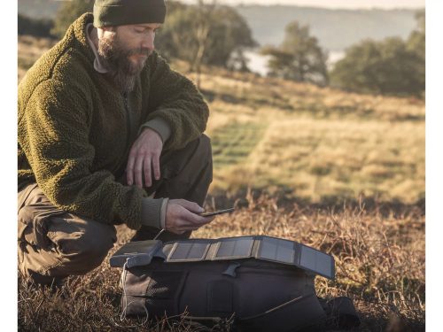 Sandberg Akkubank - Solar 4-Panel Powerbank 25000 (25000mAh; 1xUSB-C+2xUSB-A; IPX4 vízálló)