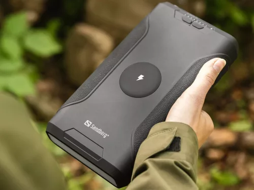Sandberg Akkubank - Survivor Powerbank 7in1 72000 (Bemenet: USB-C, Kimenet: 2x USB-C/USB-A/DC, zseblámpa)