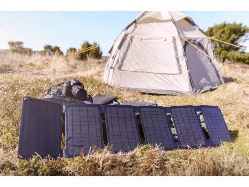Sandberg Napelem tábla - Solar Charger 40W QC3.0+PD+DC (kültéri; USB-A+USB-C+DC5521)