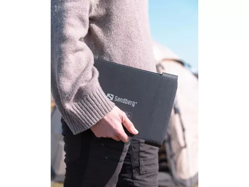 Sandberg Napelem tábla - Solar Charger 40W QC3.0+PD+DC (kültéri; USB-A+USB-C+DC5521)