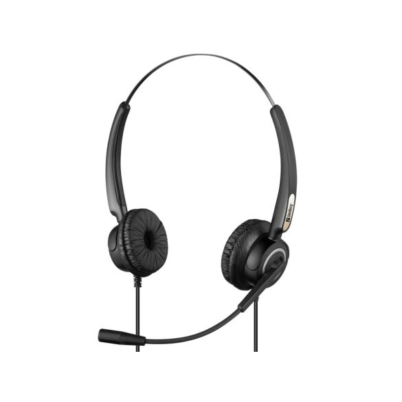 SANDBERG 126-13 sandberg fejhallgató - usb office headset pro stereo (usb; mikrofon; hangerő szabályzó; 2,1m kábel; fekete)