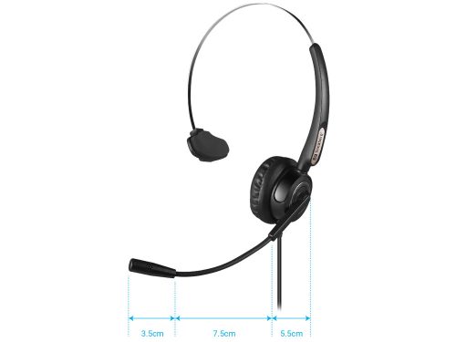 SANDBERG 126-14 sandberg fejhallgató - usb office headset pro mono (usb; mikrofon; hangerő szabályzó; 2,1m kábel; fekete)