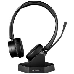   SANDBERG 126-18 sandberg wireless fejhallgató - bluetooth office headset pro+ (bluetooth 5.0; mikrofon; hangerő szabályzó; fekete)