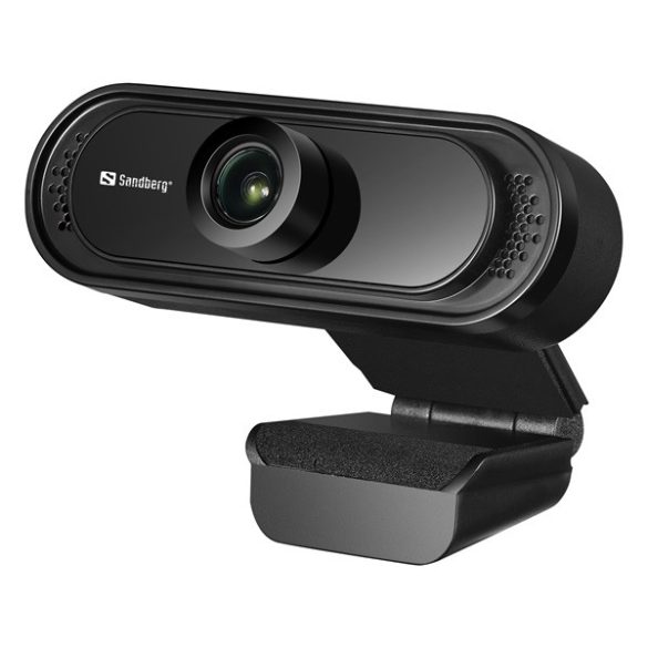 SANDBERG 333-96 sandberg webkamera - usb webcam 1080p saver (1920x1080, 30 fps, usb 2.0, univerzális csipesz, mikrofon, 1,2m kábel)