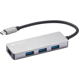   SANDBERG 336-32 sandberg usb hub - usb-c hub 1xusb3.0+3x2.0 saver (usb-c bemenet; 1xusb3.0+3xusb2.0 kimenet)