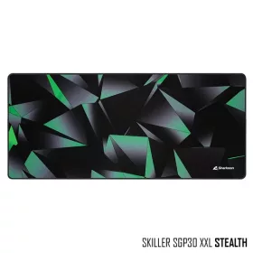   Sharkoon Egérpad - Skiller SGP30 XXL STEALTH (900 x 400 x, 2,4 mm; varrott szélek; fekete)