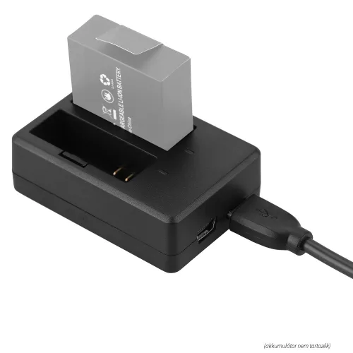 SJCAM DUAL akkumulátor töltő bölcső SJ4000 SJ5000 M10