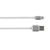 SKROSS Steel Line 2in1 Chargen Sync Micro USB & Lightning kábel 1m