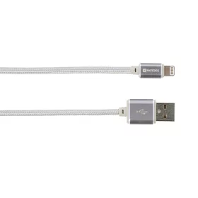   SKROSS Steel Line 2in1 Chargen Sync Micro USB & Lightning kábel 1m
