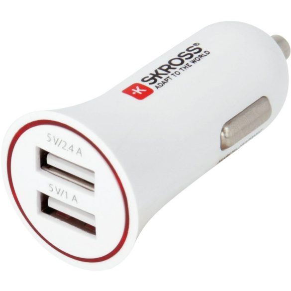 SKROSS duál autós USB töltő 2