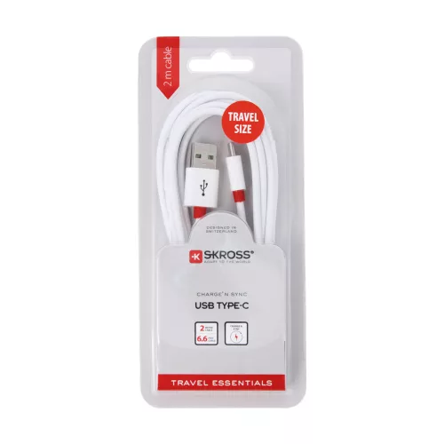 SKROSS USB C típusú kábel 2m