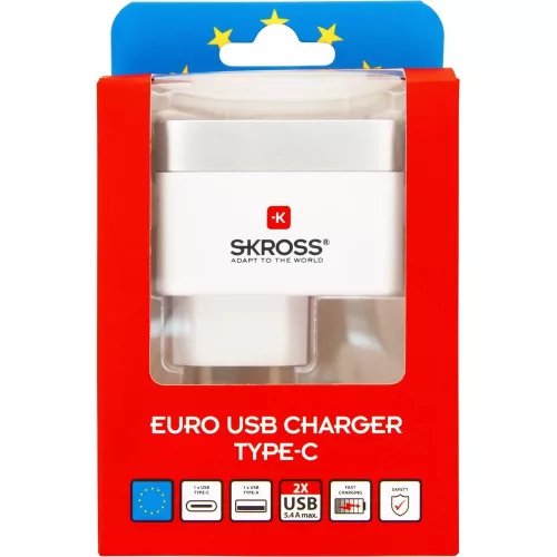 SKROSS Euro USB Charger Type-C