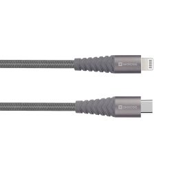 SKROSS Steel Line Lightning - Type-C kábel 1m
