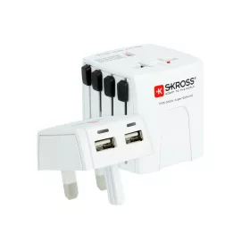   SKROSS MUV Micro hálózati csatlakozó átalakító és USB töltő adapter, 2* USB A