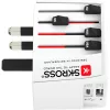 SKROSS MUV USB világutazó hálózati csatlakozó átalakító  és 2*USB töltő  (USB A és USB C bemenettel)