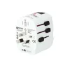SKROSS PRO Light világutazó hálózati csatlakozó átalakító, földelt,  USB 2xA