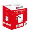 SKROSS PRO Light világutazó hálózati csatlakozó átalakító ,földelt, és USB töltő 4 A(standard) USB bemenettel