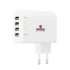 SKROSS USB töltő, 4 bementtel.