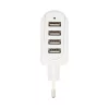 SKROSS USB töltő, 4 bementtel.
